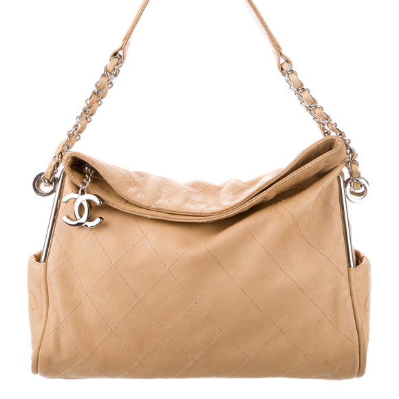 CHANEL Handbags - Chanel Small Ultimate Tote - Camel Beige & Silver